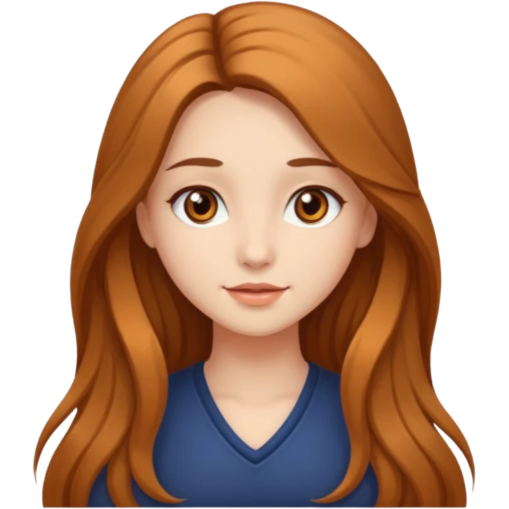 красива дівчина з карими очима emoji