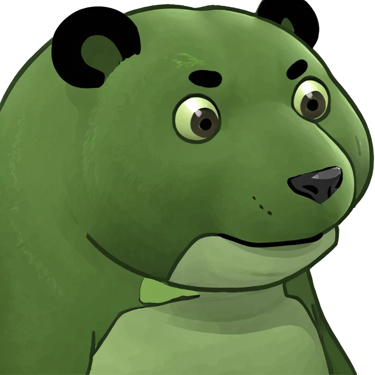 Increasingly impatient panda  emoji
