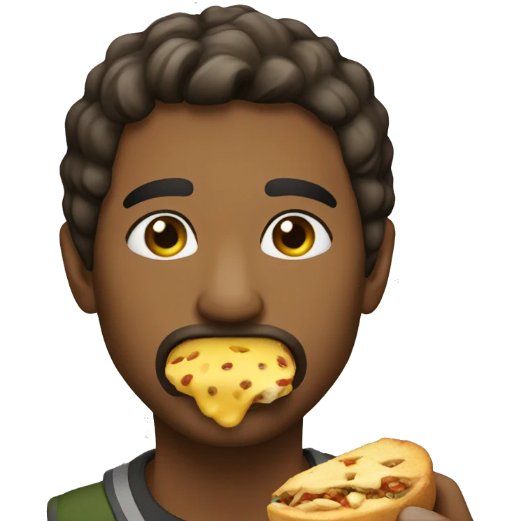 Klim eating food emoji