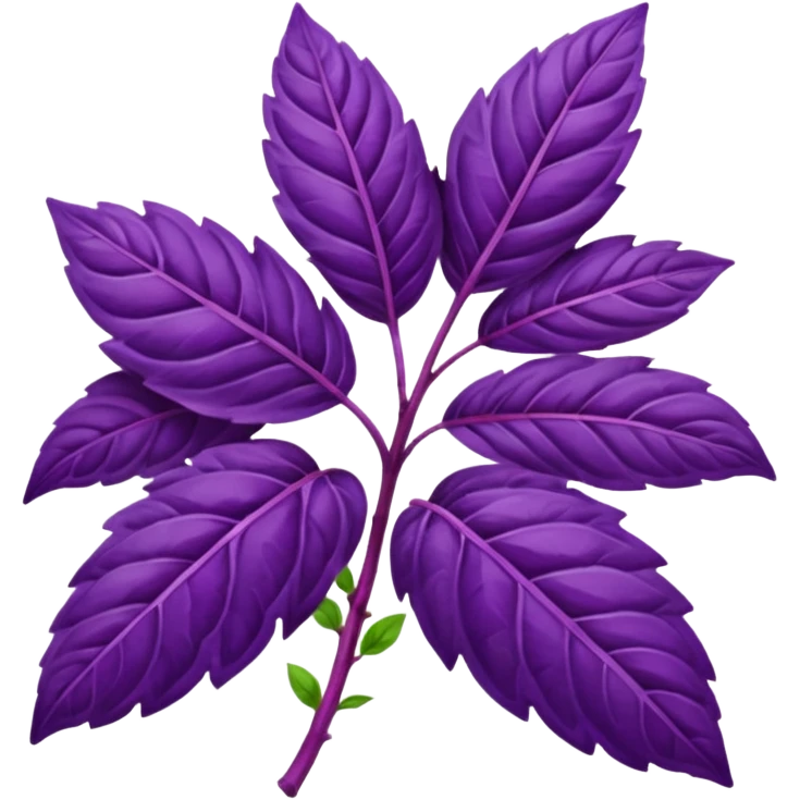 thai purple basil emoji