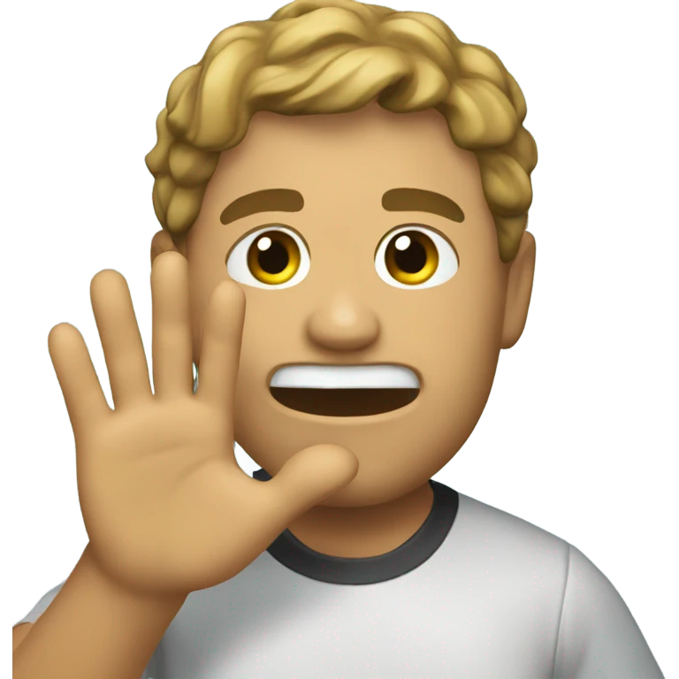 bye wave emoji