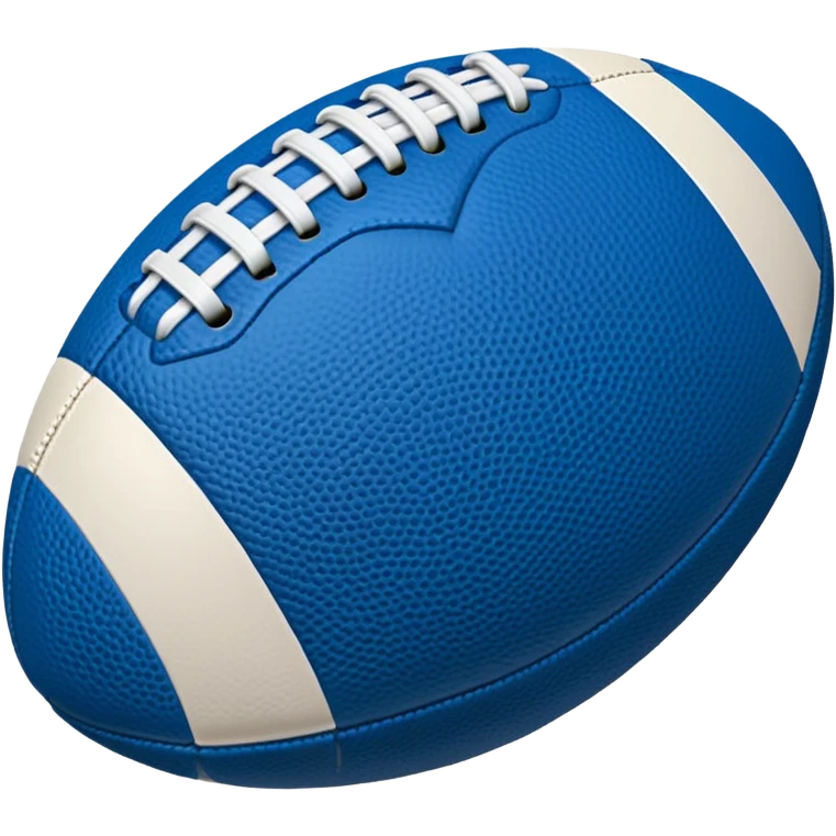 blue football ball emoji