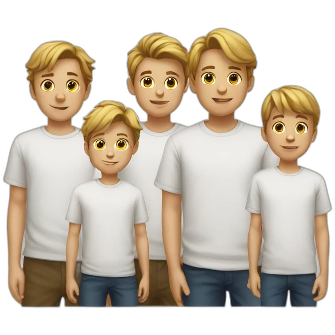 group_of_boys_white_shirts emoji