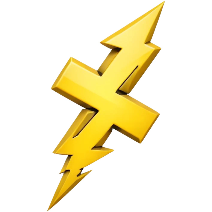 electric bolt symbol emoji