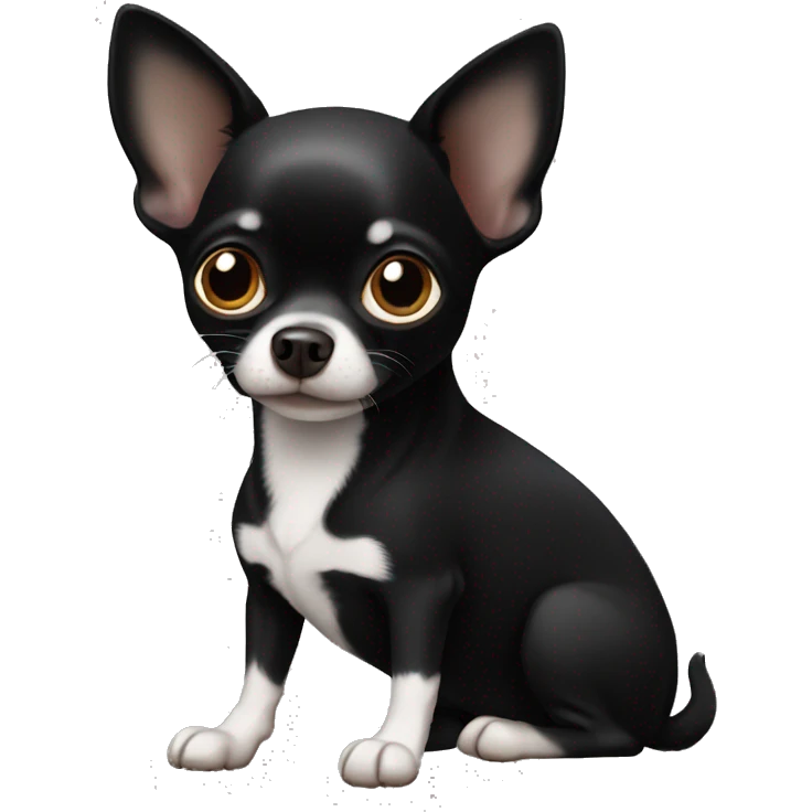 black Chihuahua emoji