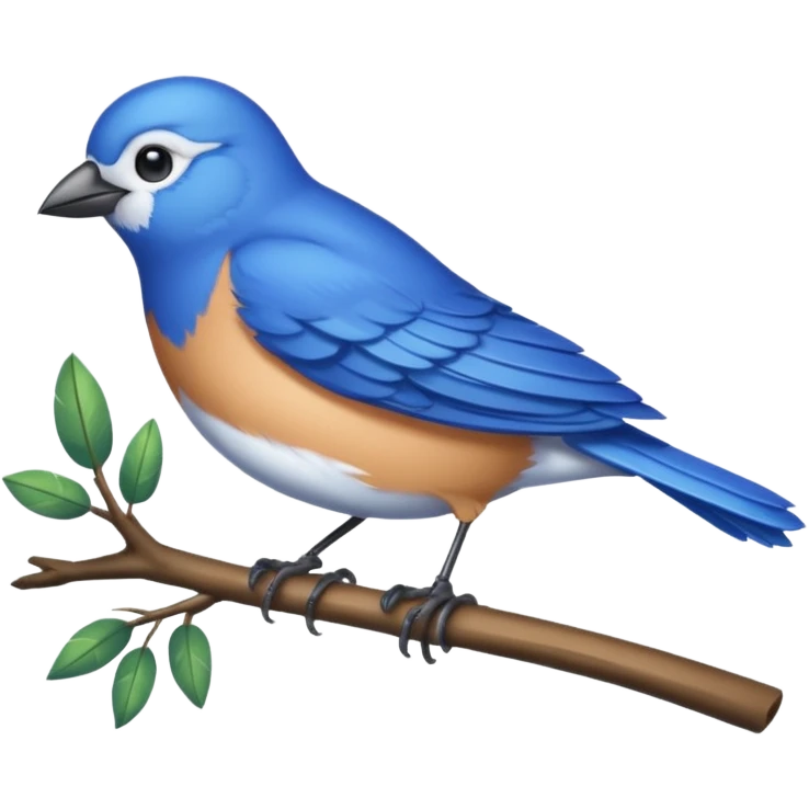 blue bird emoji