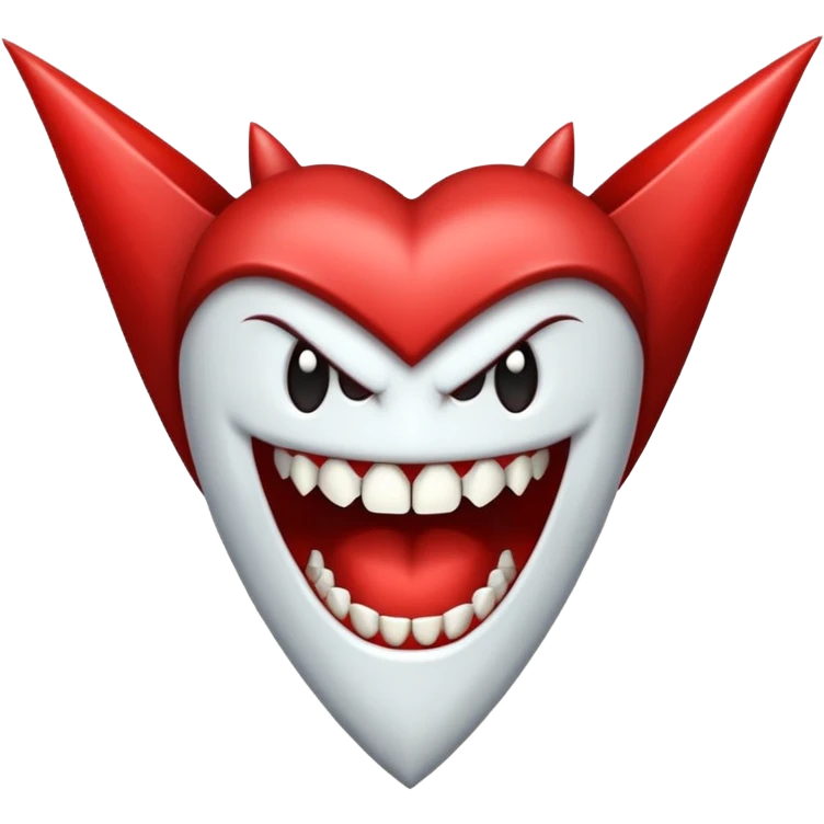 Vampire teeth  emoji