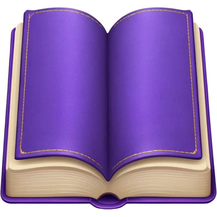 open book with purple cover emoji