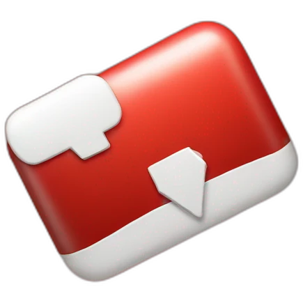red play button emoji
