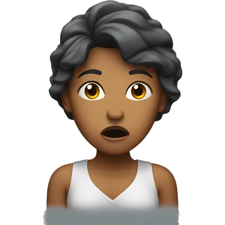 Frustrated woman emoji