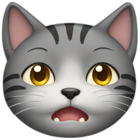 Weeping cat with lots of tears emoji