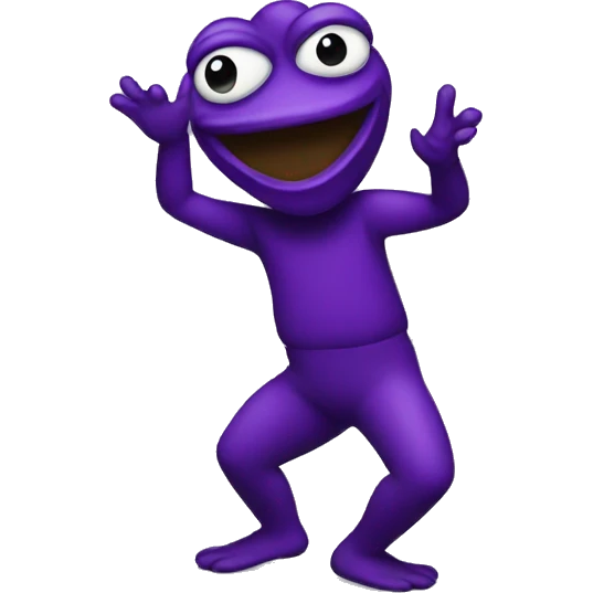 purple pepe dancing emoji