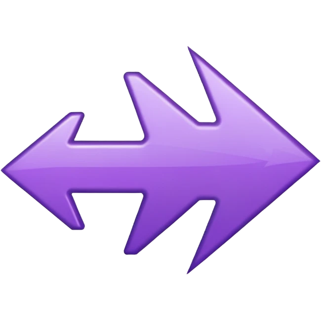 seta para direita roxa emoji