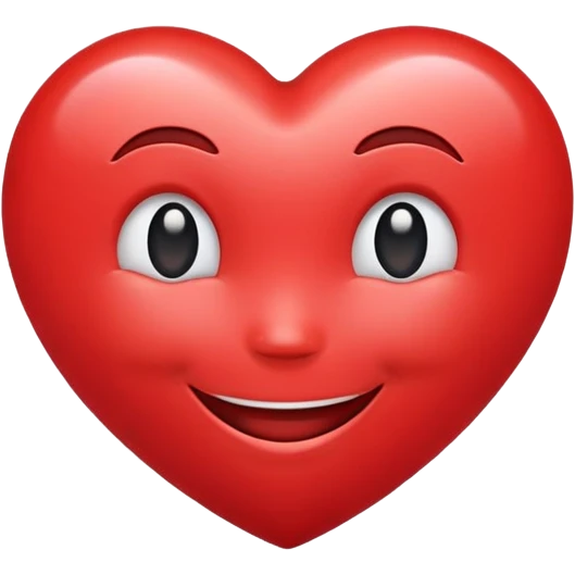 heart with a smiling face emoji