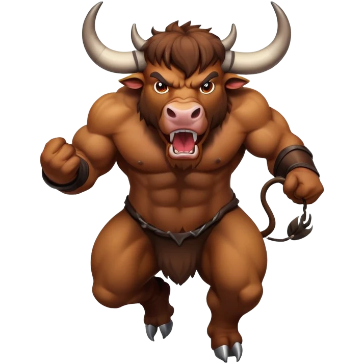 Angry bull emoji