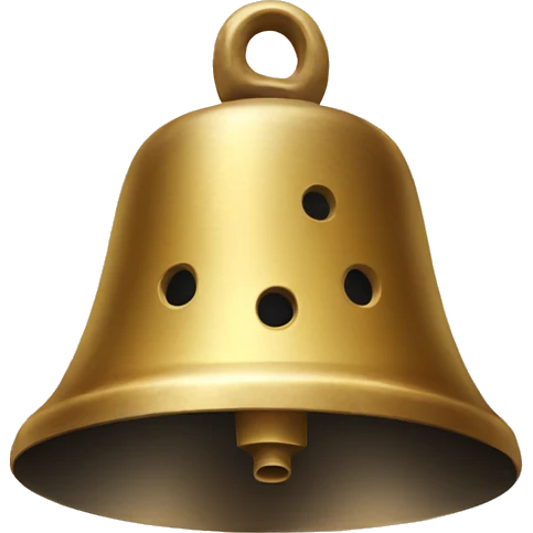 Bell with holes in it emoji