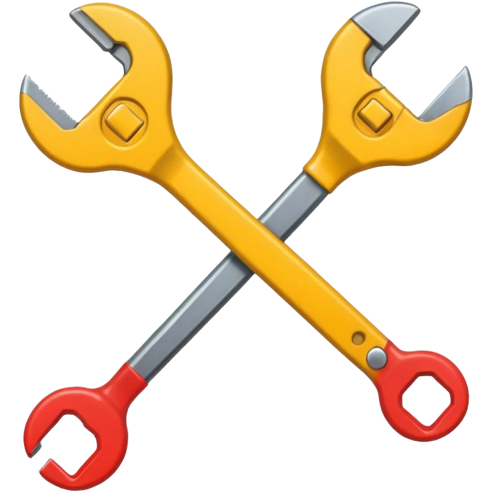 wrench black emoji