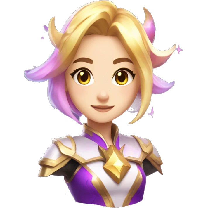 Star guardian lux from league of legends emoji