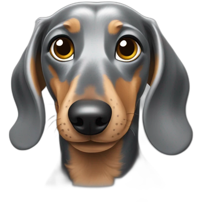 silver-dapple-dachshund emoji