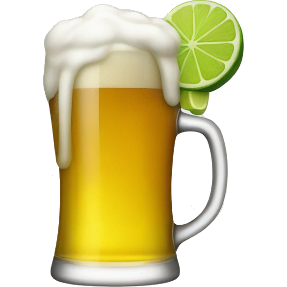 beer with a lime emoji