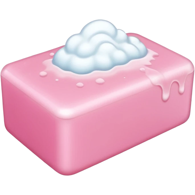 "fight club" pink soap 3/4 + foam emoji