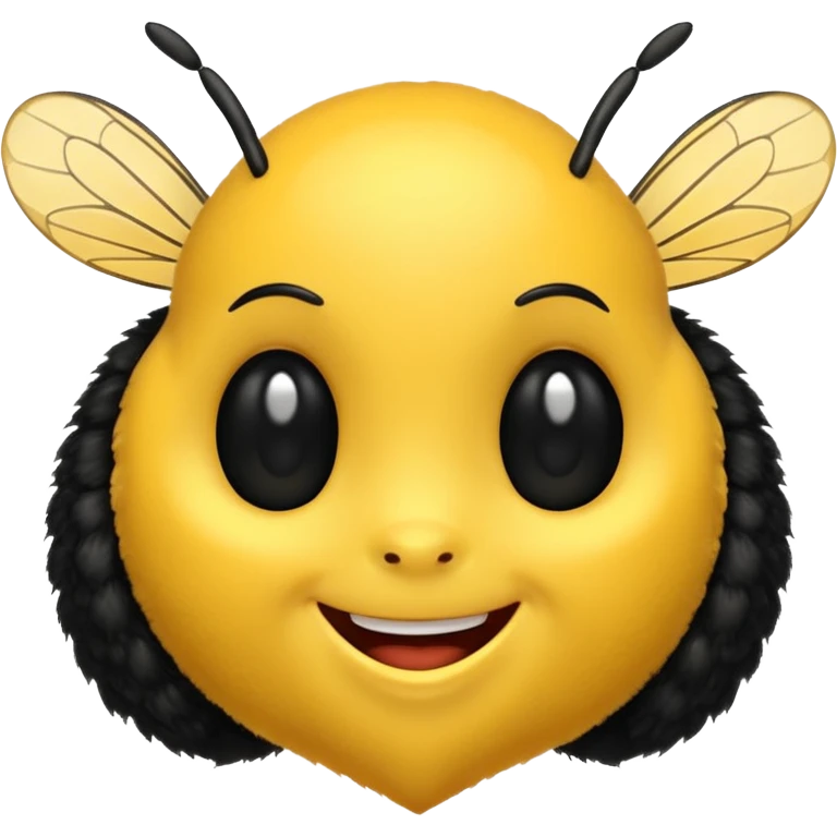 Bee in love emoji