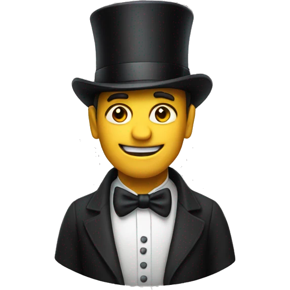 Man with top hat emoji