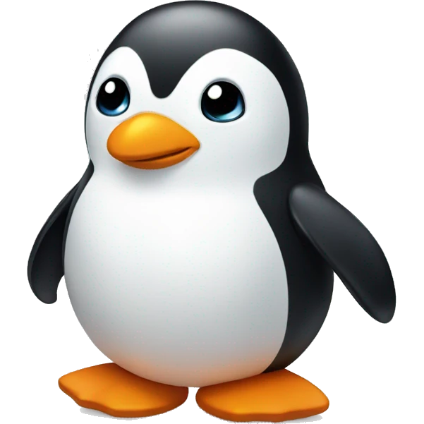 Cute penguin emoji