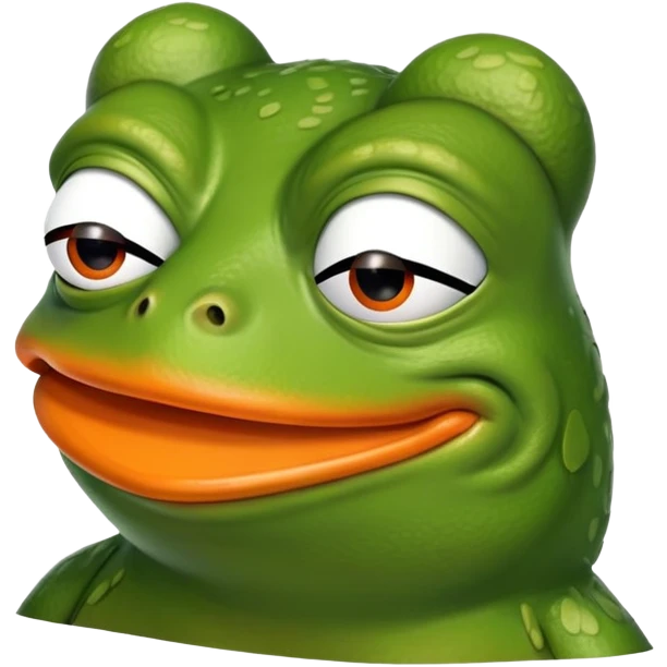 orange pepe the frog emoji