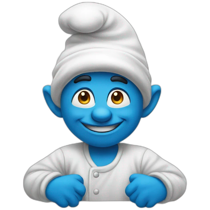 smurf emoji