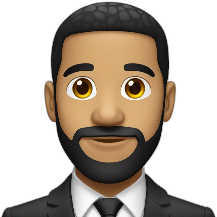 Drake with suit emoji