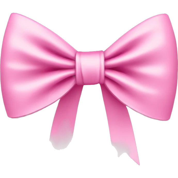 Bow pink emoji