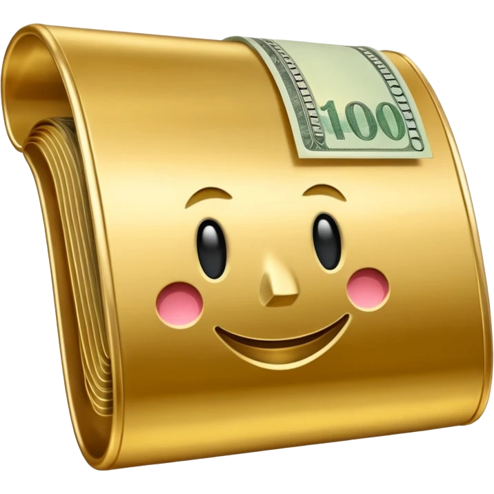 ordner mit der aufschrift "€100k" emoji