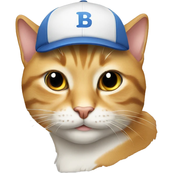 cat with cap emoji