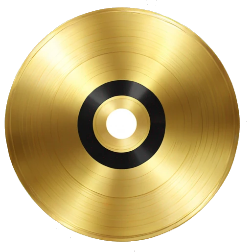 Gold record emoji