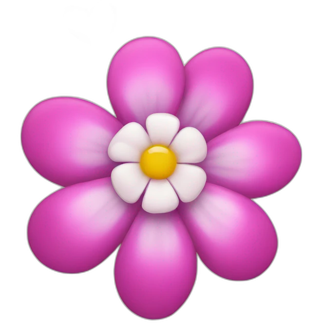 Flower with Heart emoji