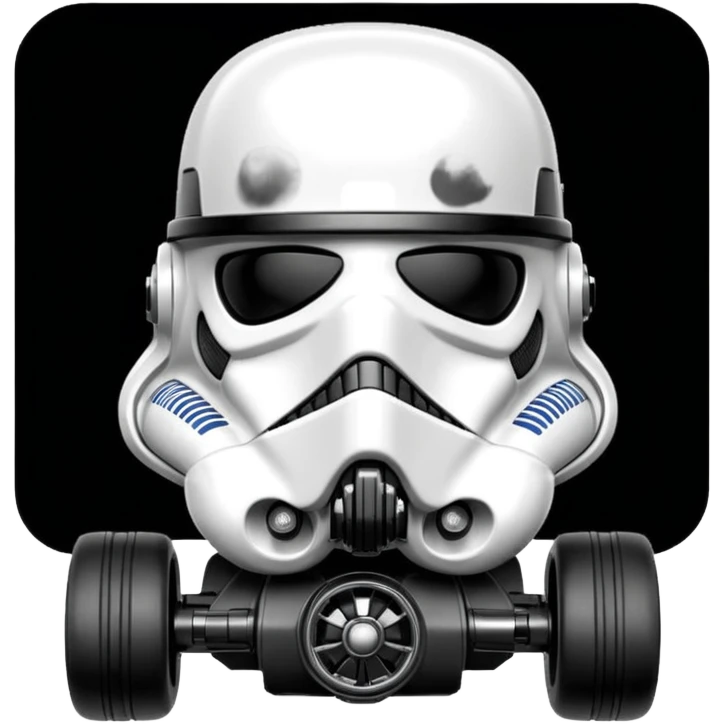 Hot wheel.Star Wars racer verse death trooper. 1car emoji