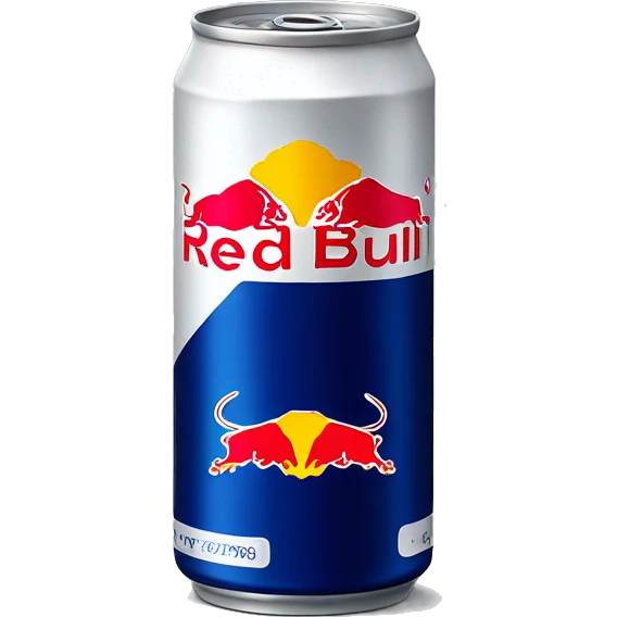 Red Bull, small can emoji