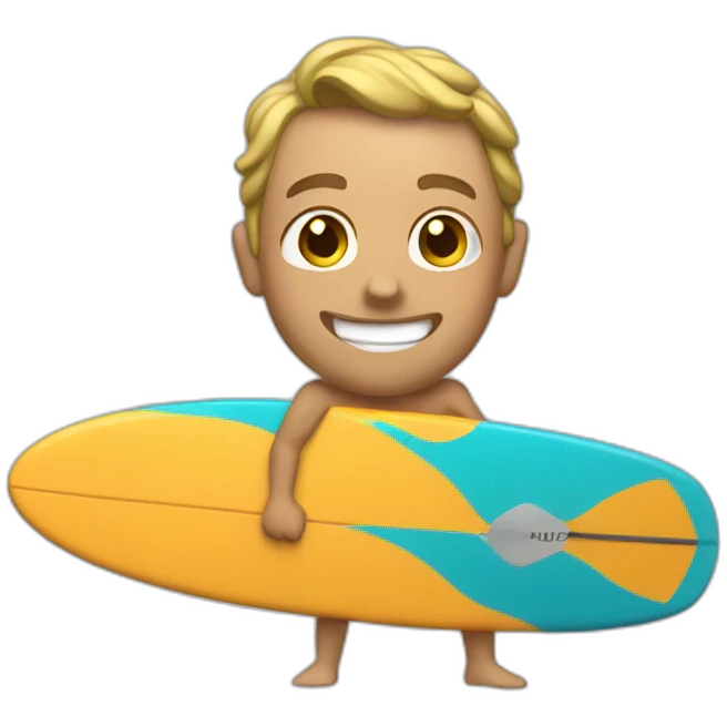 Jul surfing emoji