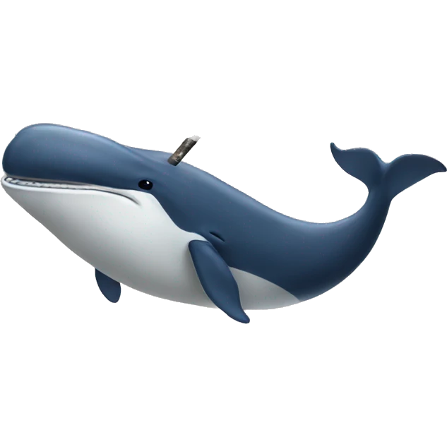 Whale smoking  emoji