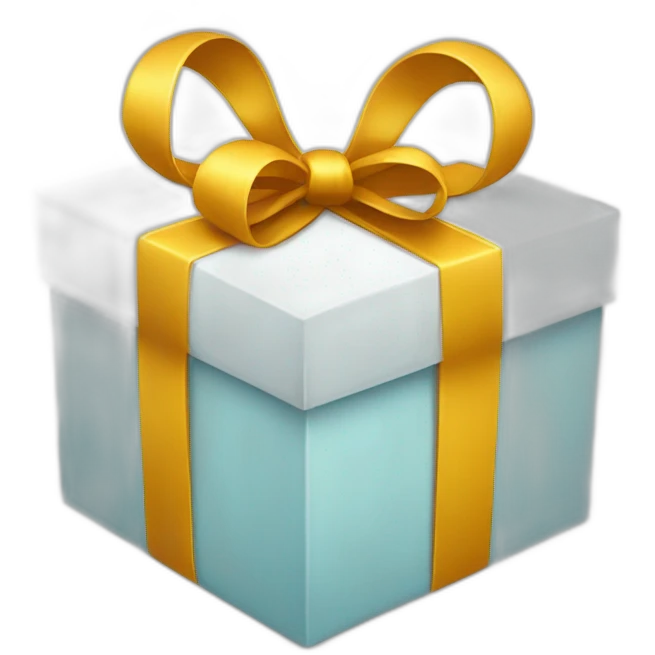 gift box with smile emoji