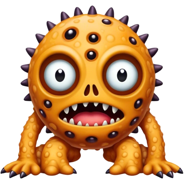  bad trip monster tripophobia horror emoji