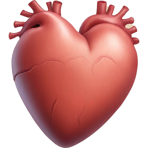Real heart emoji