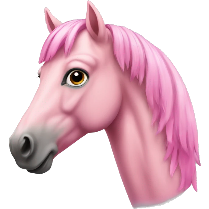 Pink horse emoji