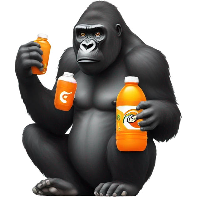 Gorilla with gatorade emoji