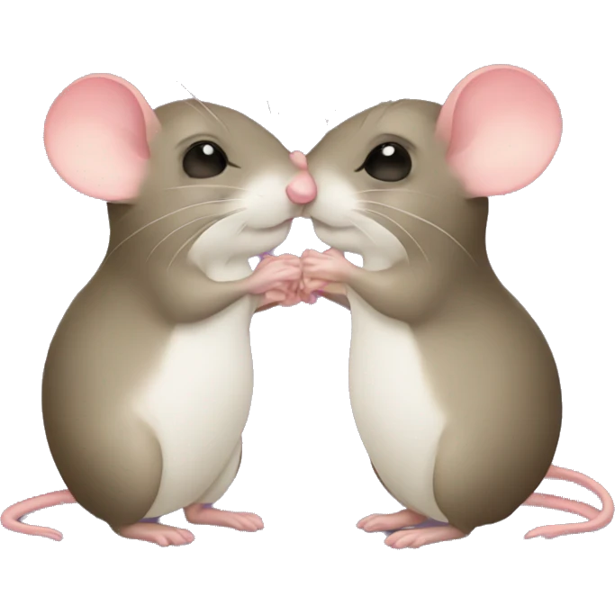 Mouse kissing  emoji