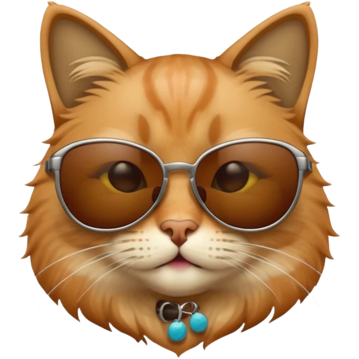 Cat wearing sunglasses emoji