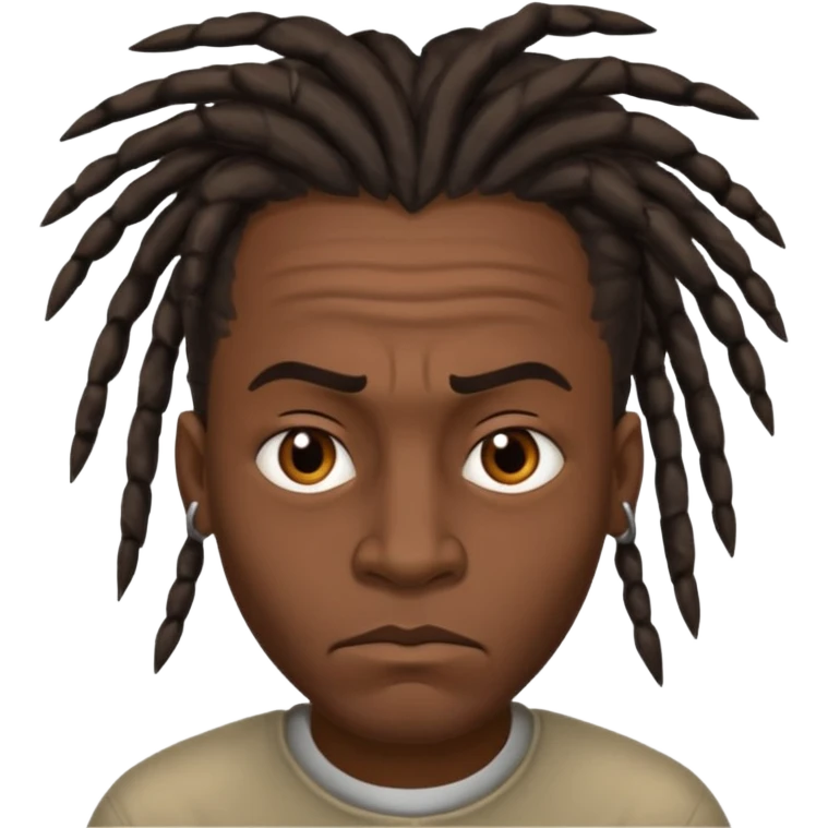 A dread head African American thug  emoji