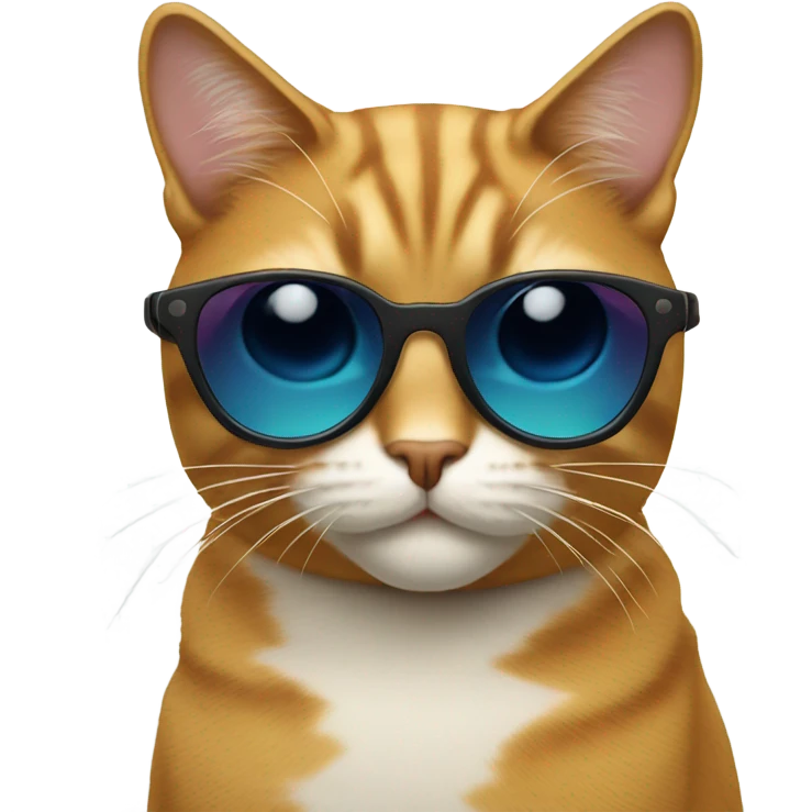Cat with sunglasses  emoji