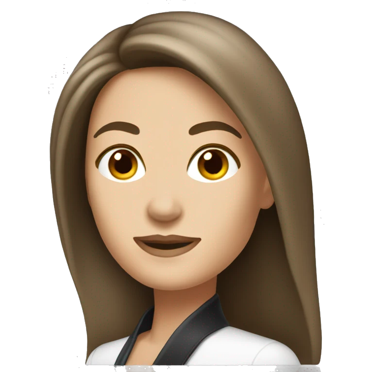 Elegant brunette hair white woman  emoji